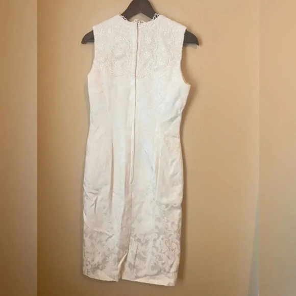 Jessica McClintock Vintage Off White Bridal 2-Piece Lace Suit - Picture 4 of 16